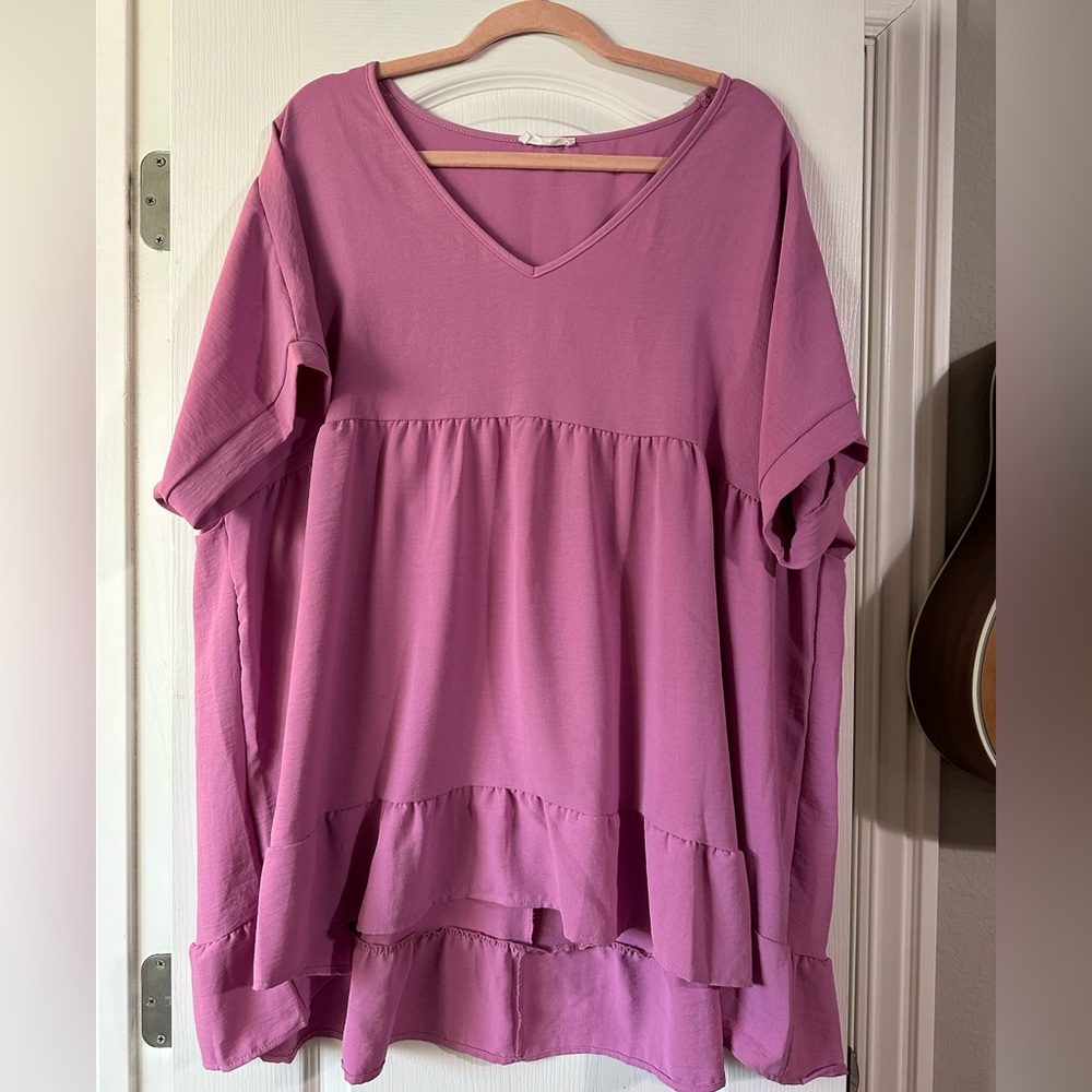 Chic Soul purple top size 2x